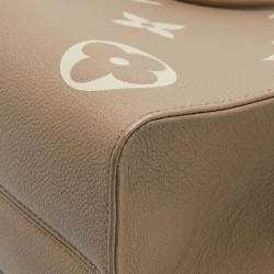 Pre Owned Louis Vuitton Bicolor Monogram Empriente Leather Giant Onthego MM Bag