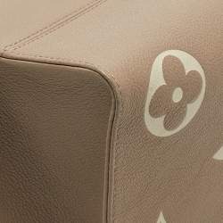 Pre Owned Louis Vuitton Bicolor Monogram Empriente Leather Giant Onthego MM Bag