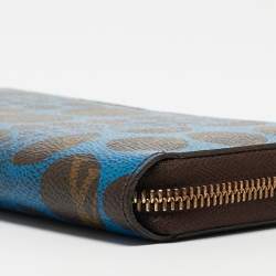 Louis Vuitton x Yayoi Kusama Monogram Canvas Limited Edition Cosmic Pumpkin Dots Zippy Wallet