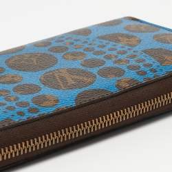 Louis Vuitton x Yayoi Kusama Monogram Canvas Limited Edition Cosmic Pumpkin Dots Zippy Wallet