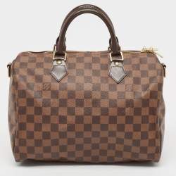 Pre Owned Louis Vuitton Damier Ebene Canvas Speedy 30 Bandoulière 