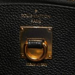 Pre Owned Louis Vuitton Pink/Black Leather City Steamer PM Bag
