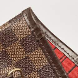 Louis Vuitton Damier Ebene Canvas Neverfull MM Bag