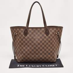 Louis Vuitton Damier Ebene Canvas Neverfull MM Bag