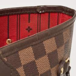 Louis Vuitton Damier Ebene Canvas Neverfull MM Bag