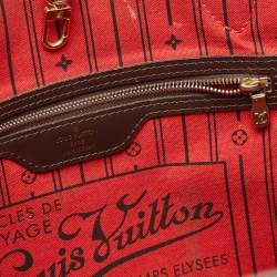 Louis Vuitton Damier Ebene Canvas Neverfull MM Bag