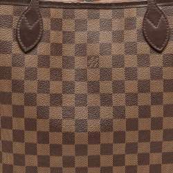 Louis Vuitton Damier Ebene Canvas Neverfull MM Bag