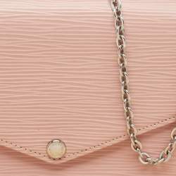 Louis Vuitton Rose Ballerine Epi Leather Pochette Felicie Bag