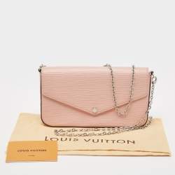 Louis Vuitton Rose Ballerine Epi Leather Pochette Felicie Bag