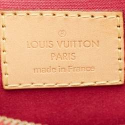 Pre Owned Louis Vuitton Cerise Monogram Vernis Alma BB Bag