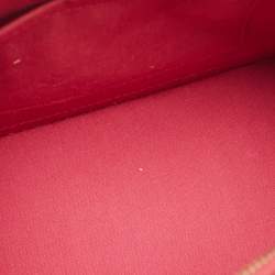 Pre Owned Louis Vuitton Cerise Monogram Vernis Alma BB Bag