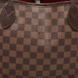 Louis Vuitton Damier Ebene Canvas Neverfull MM Bag