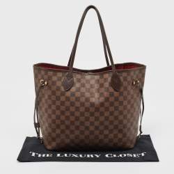Louis Vuitton Damier Ebene Canvas Neverfull MM Bag