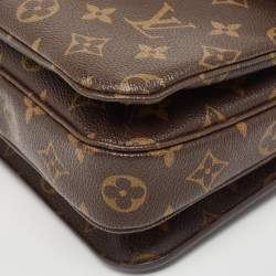 Pre Owned Louis Vuitton Monogram Canvas Pochette Metis Bag