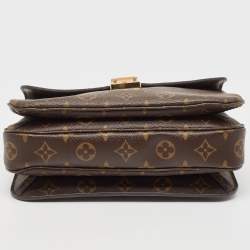 Pre Owned Louis Vuitton Monogram Canvas Pochette Metis Bag