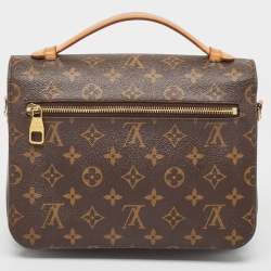 Pre Owned Louis Vuitton Monogram Canvas Pochette Metis Bag