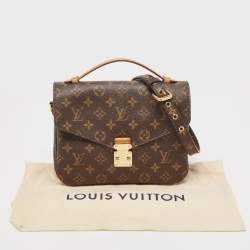 Pre Owned Louis Vuitton Monogram Canvas Pochette Metis Bag