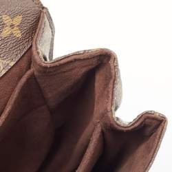 Pre Owned Louis Vuitton Monogram Canvas Pochette Metis Bag