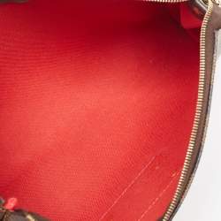 Pre Owned Louis Vuitton Damier Ebene Canvas Eva Pochette