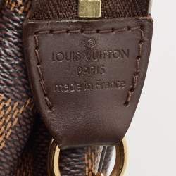 Pre Owned Louis Vuitton Damier Ebene Canvas Eva Pochette