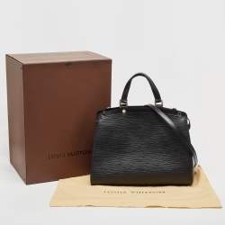 Pre Owned Louis Vuitton Black Epi Leather Brea GM Bag