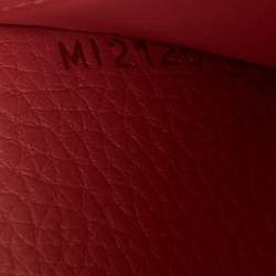 Louis Vuitton Rose Tourmaline Taurillion Leather and Python Capucines Wallet
