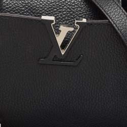 Louis Vuitton Black/Beige Taurillon Leather and Python Capucines BB Bag