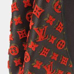 Louis Vuitton Black/Red Monogram Leather W Tote