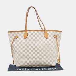 Louis Vuitton Damier Azur Canvas Neverfull MM Bag