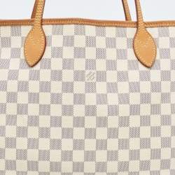 Louis Vuitton Damier Azur Canvas Neverfull MM Bag