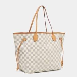 Louis Vuitton Damier Azur Canvas Neverfull MM Bag