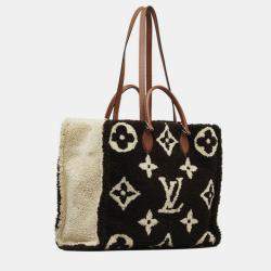 Louis Vuitton Brown Canvas Monogram Teddy OnTheGo GM Tote Bag