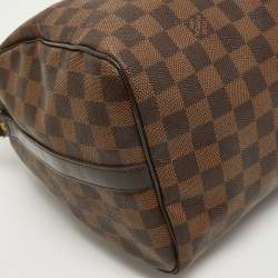 Pre Owned Louis Vuitton Damier Ebene Canvas Speedy 30 Bandoulière 