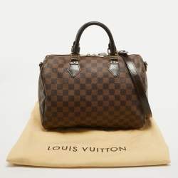 Pre Owned Louis Vuitton Damier Ebene Canvas Speedy 30 Bandoulière 