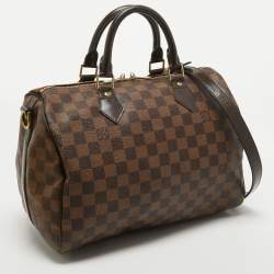 Pre Owned Louis Vuitton Damier Ebene Canvas Speedy 30 Bandoulière 