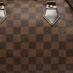 Pre Owned Louis Vuitton Damier Ebene Canvas Speedy 30 Bandoulière 