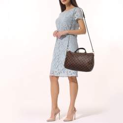 Pre Owned Louis Vuitton Damier Ebene Canvas Speedy 30 Bandoulière 