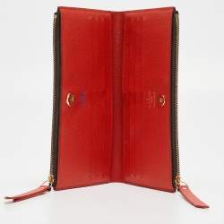 Louis Vuitton Coquelicot Monogram Canvas Adele Wallet