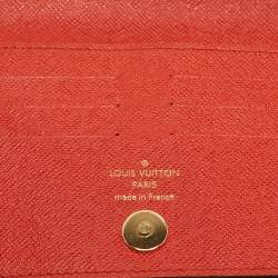 Louis Vuitton Coquelicot Monogram Canvas Adele Wallet