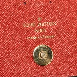 Louis Vuitton Coquelicot Monogram Canvas Adele Wallet