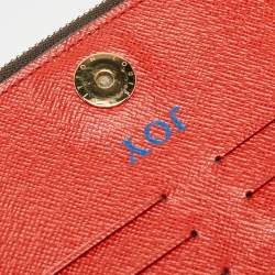 Louis Vuitton Coquelicot Monogram Canvas Adele Wallet