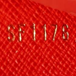 Louis Vuitton Coquelicot Monogram Canvas Adele Wallet