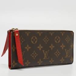 Louis Vuitton Coquelicot Monogram Canvas Adele Wallet