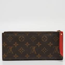 Louis Vuitton Coquelicot Monogram Canvas Adele Wallet