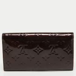 Louis Vuitton Amarante Monogram Vernis Sarah Wallet