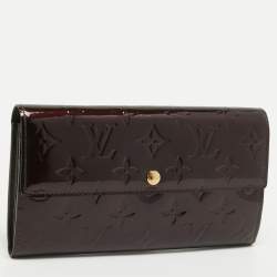 Louis Vuitton Amarante Monogram Vernis Sarah Wallet