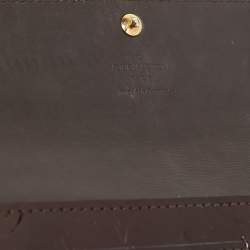Louis Vuitton Amarante Monogram Vernis Sarah Wallet