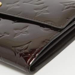 Louis Vuitton Amarante Monogram Vernis Sarah Wallet