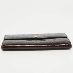 Louis Vuitton Amarante Monogram Vernis Sarah Wallet