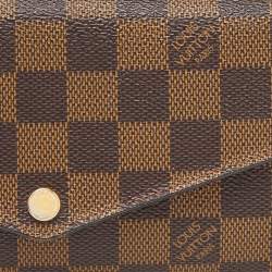 Louis Vuitton Damier Ebene Canvas Sarah Wallet